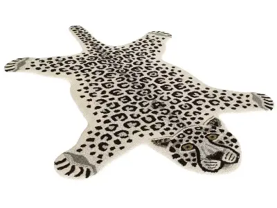 Carpet Skin Leopard 3D model