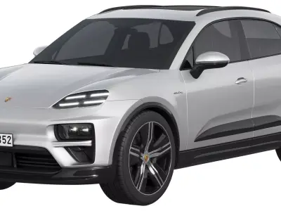 Porsche Macan Turbo Electric 3D model