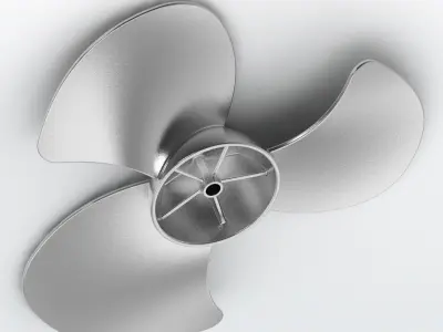 Metal Fan Blade 3D print model