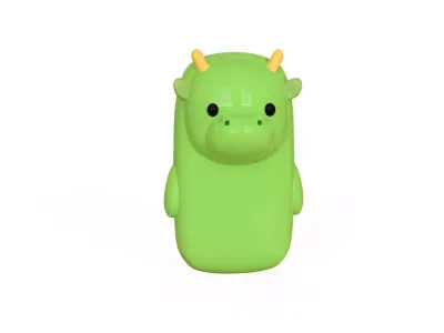 Dragon Phone Toy  Low-poly 3D model