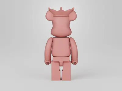 Bearbrick King 3D print model