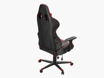 Gaming Chair PBR Low-poly 3D model