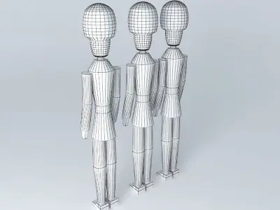 ornament decorative object doll doll Free 3D model