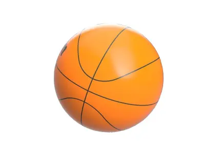 Basketball 3D print model