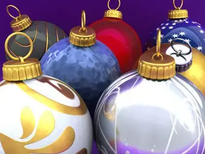 Xmas Balls 3D model
