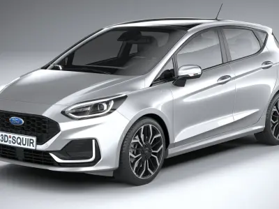 Fiesta ST-Line 5-door 2022 3D model