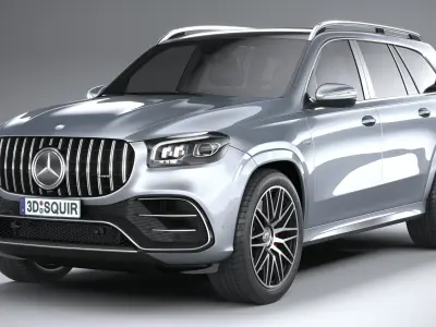 Mercedes-Benz GLS63 AMG 2024 3D model