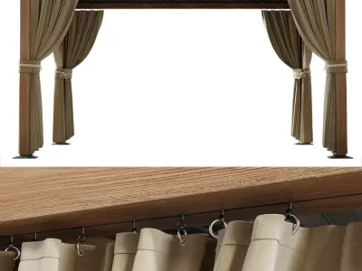 pergola eivissa open air file 3D model