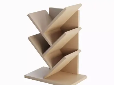 Small Bookshelf Pack 3D Model Collection