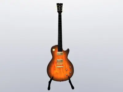 Realistic Electric Guitar 3D model