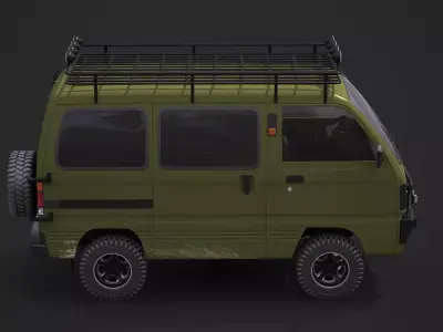 Suzuki Carry 4x4 3D model
