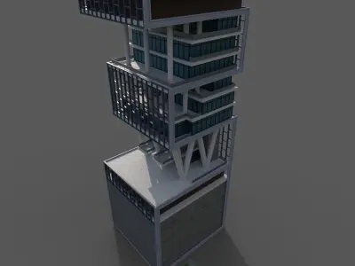 ANTILIA HOUSE 3D model 3D model