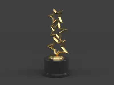 Trophy Cup 3D model 48