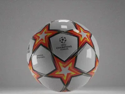 UCL Ball Finale 2021 Free 3D model