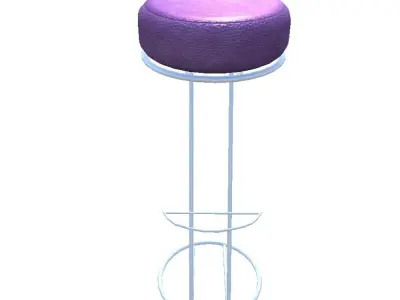 Bar stool 2 3D model