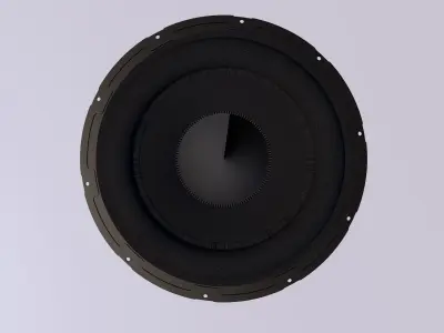 Subwoofer speaker 3D model
