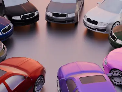 Skoda Superb 3U  3D model