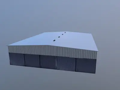 Hangar 3D model