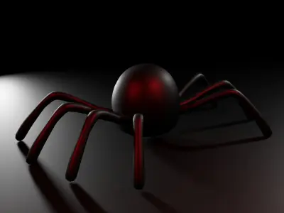 Spider Free low-poly 3D model