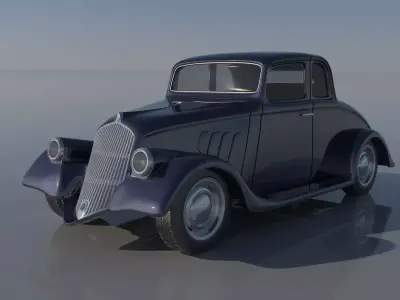 Willys Coupe 1933  3D print model