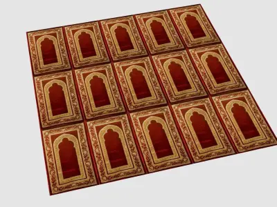 Multi-Rug Carpet 3D model
