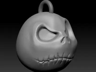 Nightmare Before Christmas tree themed balls 3D print model
