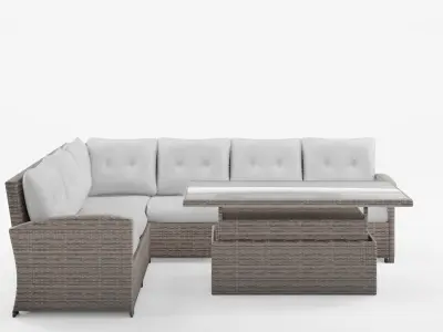Collection-3 of Sofa Set 3D Models - 5 Models