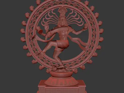 Shiva Nataraja 3D Sculpture 3D model