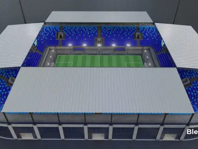 Mini Football Stadium 3D model