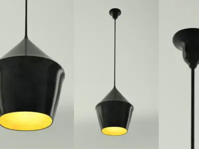 Ceiling Lamp Low-poly 3D model