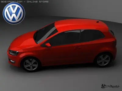 Volkswagen Polo 2010 Pack  3D model