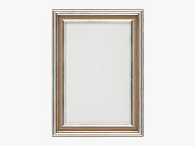 Frame portrait with picture 04 3D model