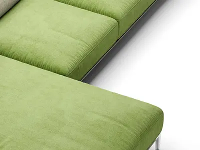 Modern sofa multi-person 3D model