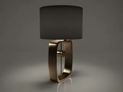 Holly Hunt Bell Pepper table lamp 3D model