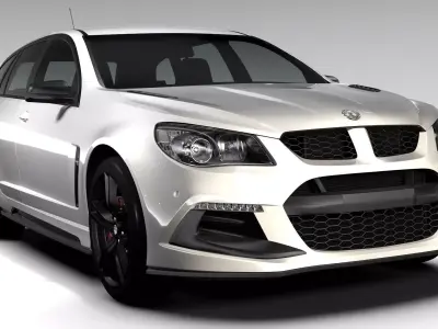 Vauxhall VXR8 Tourer 2017 3D model