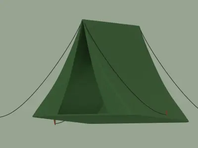 Camping Tent 3D model buy