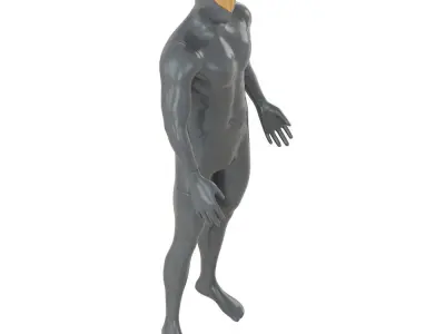 Male Abstract Mannequin 90 3D model