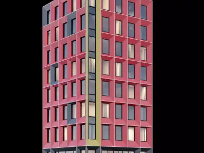 Modern building 5 3D model