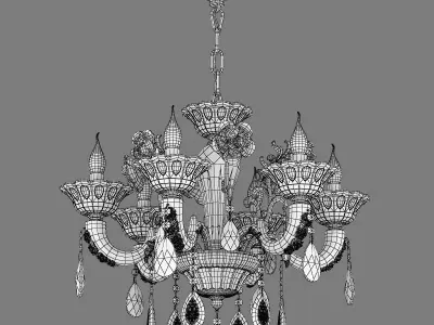 MD 32661-6 Osgona Chandelier 3D model