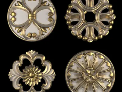 Rosettes 15 3D model