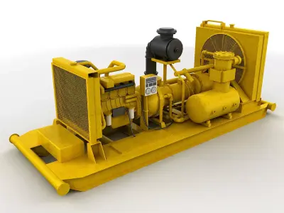 Compressor Station 3D model