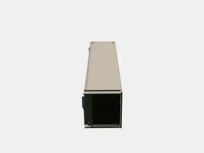 PAX Add-on corner unit with 4 shelves 1 Low-poly 3D model