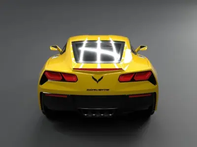 chevrolet corvette 3d  3D model