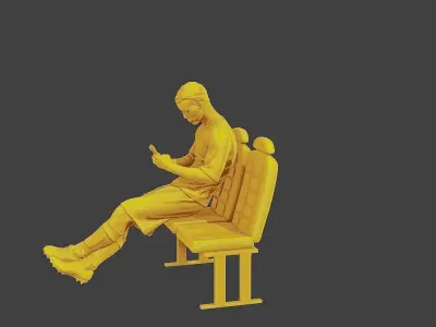 Soccer Player SP 016 3D print model