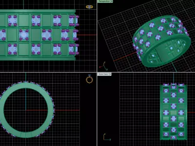 jewelry ring 340 Free 3D print model