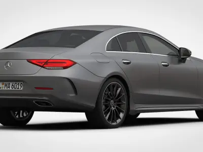 Mercedes-Benz CLS AMG Line 2019 detailed interior 3D model