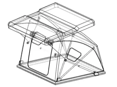 Car Camping Tent  3D model