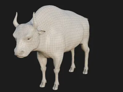 bison  3D model