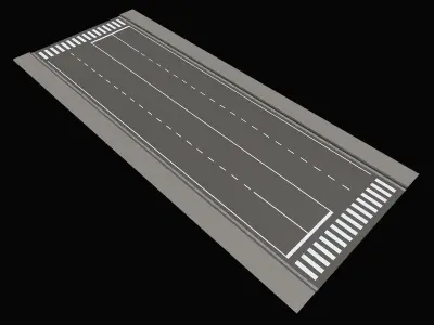 City Streets Construction Kit V2 Low-poly 3D model