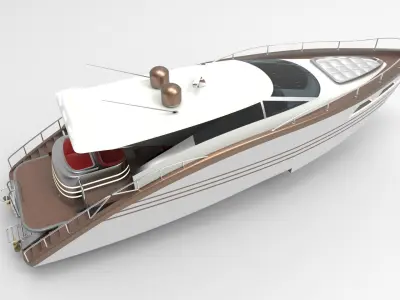 Luxury Yacht II 3D model